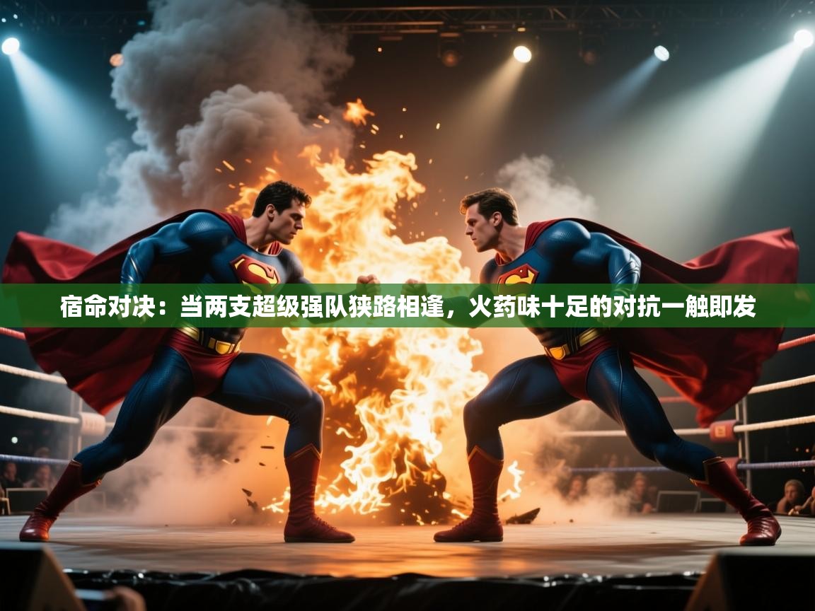 宿命对决：当两支超级强队狭路相逢，火药味十足的对抗一触即发  第1张